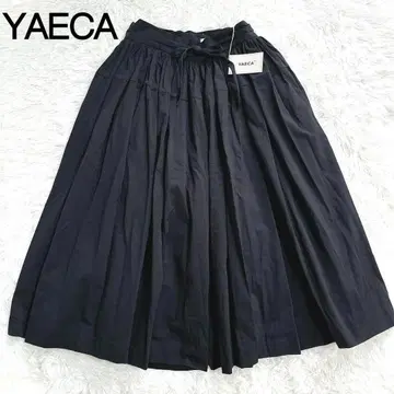 미사용 택 포함 야에카 YAECA 큐롯 스커트 개더 배기