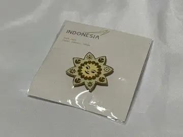 오사카 간사이 만박 인도네시아 파빌리온 핀 배지
