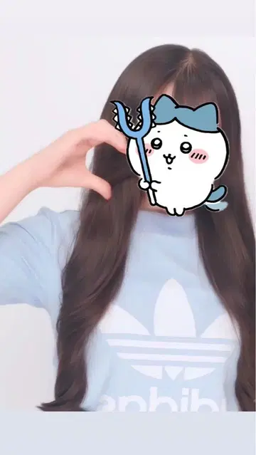 adidasT 셔츠 스카이블루 파스텔 컬러