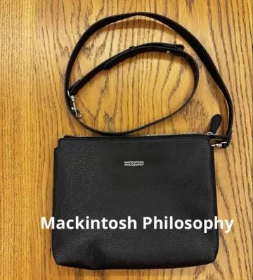 새상품급 Mackintosh Philosophy 숄더 백 블랙