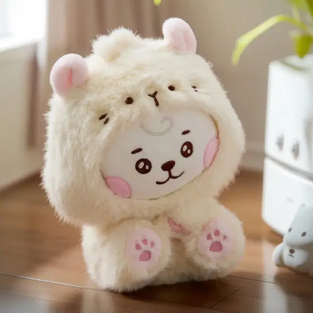 (정품)BTS-BT21 RJ BABY 모어 플러피 햄스터 인형(RJ)