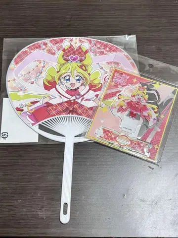 큐어 아이돌 부채 이어지는 아크릴 스탠드 너와 아이돌 프리큐어 영화