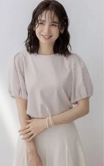 [쿠미쿄쿠] 새상품 미사용 티셔츠 스모키 핑크 M 사이즈