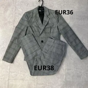 ZARA 체크 무늬 팬츠 셋업 EUR 36 팬츠 EUR 38