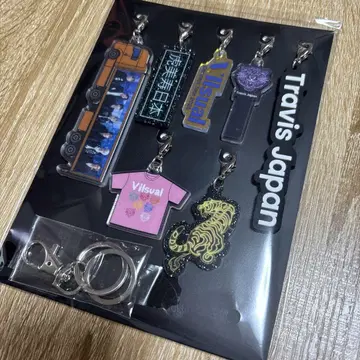 TravisJapan VIIsual 완전 생산 한정판 키링 & 백참