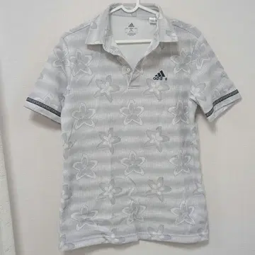 adidas AEROREADY 꽃무늬 피케 셔츠 L