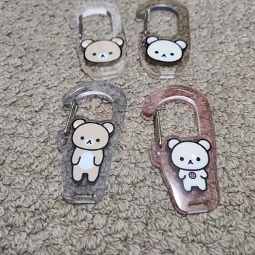 리락쿠마 네오리락쿠지 아크릴 카라비너