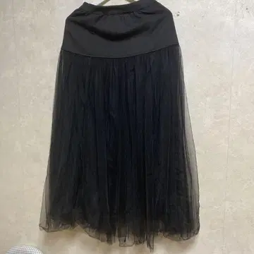미르 블랙 샤샤 스커트