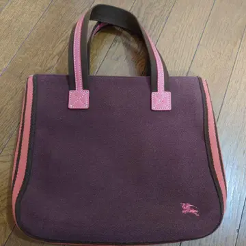 토트백 브라운과 핑크