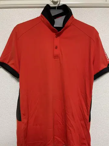 J.LINDEBERG 레드 피케 셔츠