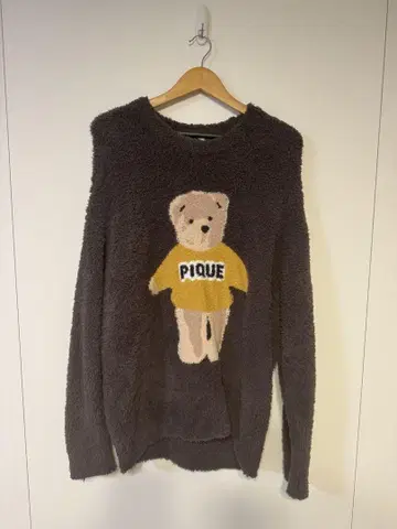 GELATO PIQUE 곰 자수 스웨터 L