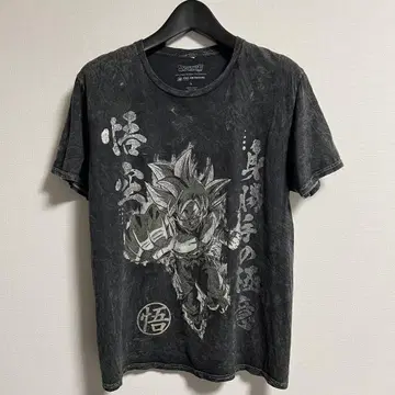 드래곤볼 슈퍼 손오공 SON GOKU 티셔츠 L 사이즈 다크 그레이