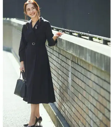 any SiS 원피스 [세탁 가능] 레이디 테일러드 원피스
