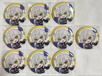 18TRIP 에이트리 마네키네코 화이트 빛 사탕 코팅 캔뱃지 10개