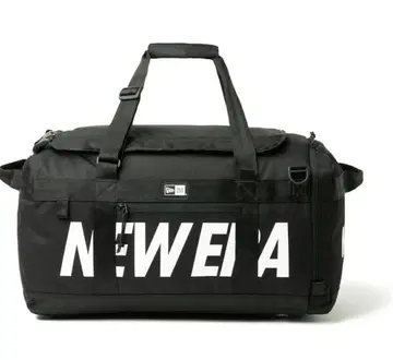 NEW ERA 블랙 더플백 백팩