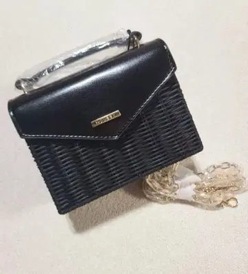 moussy SQUARE BASKET 백 바스켓 체인 블랙