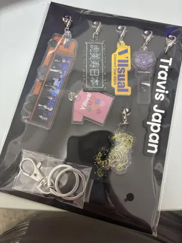 트라자 비주얼 키링&백참 세트