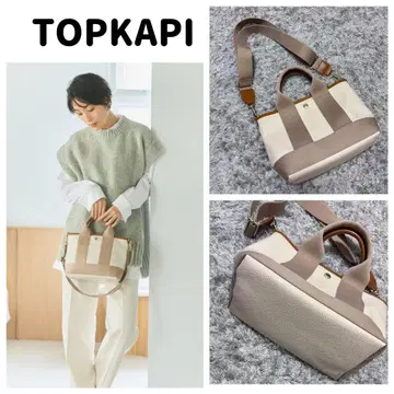 [ Breath TOPKAPI ] [ 발수 ] 스코치 그레인 미니 토트백