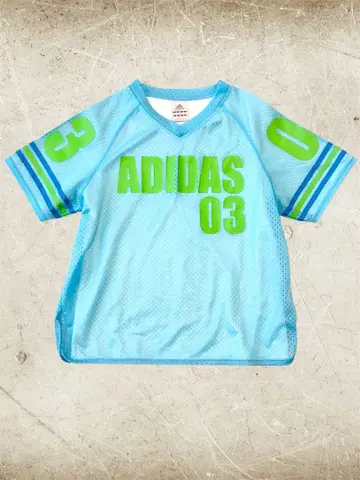 아디다스 adidas 메쉬 T셔츠 셔츠 y2k