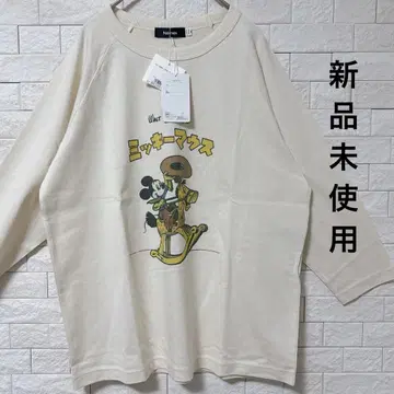 [ 미사용 새상품 ] Ne-net 네넷 미키 콜라보 긴팔 T셔츠