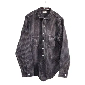 N-318 더블 다이아몬드 울 셔츠 사이즈 14 맥코이 아메카지