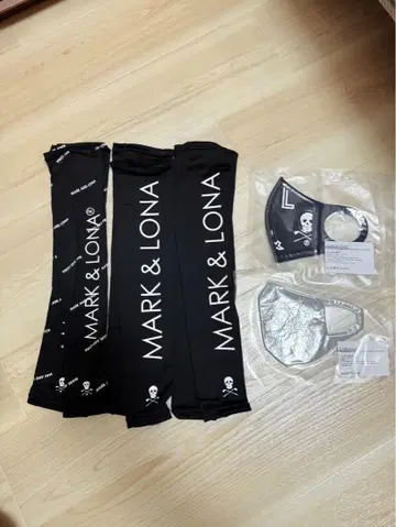MARK & LONA 암커버 (중고) 마스크 (새상품) 세트