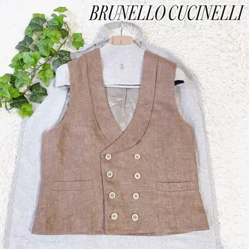 컨디션 최상 브루넬로쿠치넬리 린넨 100% 베스트 더블 베스트 50