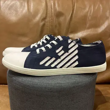 아르마니 진스 이글 로고 스니커즈 27.5cm 블랙