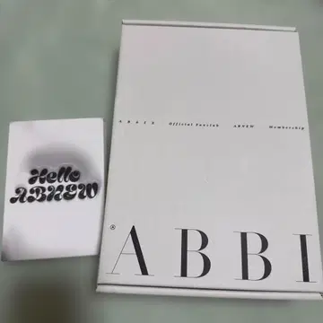AB6IX ABBI 멤버십 키트 팬클럽 키트 팬 키트
