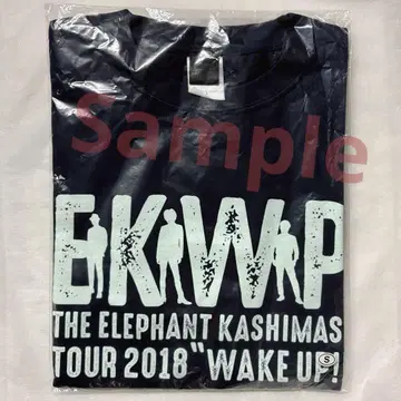 미개봉 새상품 WAKE UP TOUR 셔츠 S 사이즈 네이비