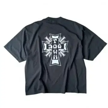 새상품 DOG TOWNxCACTUS CLUB CROSS LOGO TEE