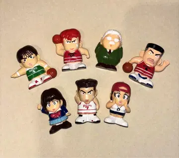 골동품 레어 슬램덩크 캐릭터 칸 7체 세트 SLAM DUNK 피규어