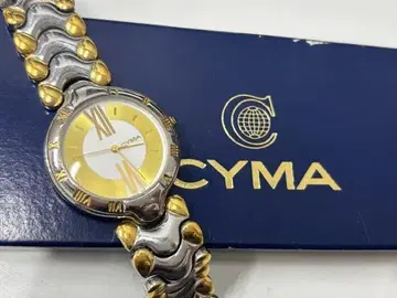 [ 부속품 포함 ] CYMA 시마 433 콤비 쿼츠 여성용 손목시계