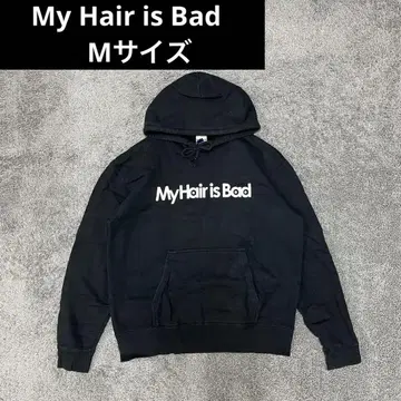 My Hair is Bad 밴딩 후드티 블랙 M