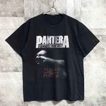 PANTERA 판테라 T셔츠 인기 프린트 블랙 밴드T셔츠