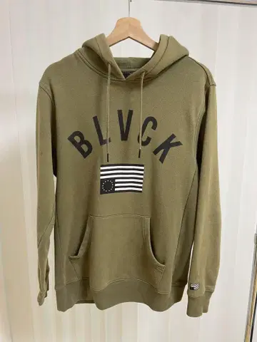 BLACK SCALE 올리브 후드티 미국 사이즈 S
