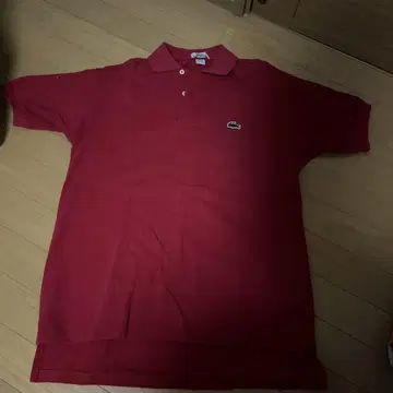 LACOSTE 빨간색 피케 셔츠