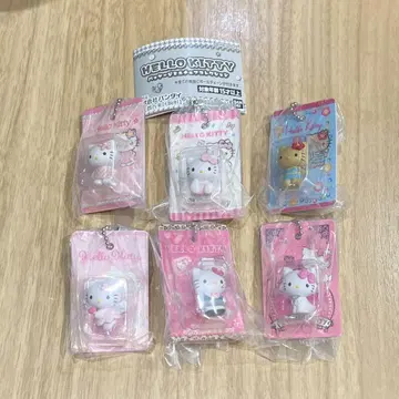 산리오 가챠 헬로키티 패키지 미니어처 컬렉션 컴프 세트
