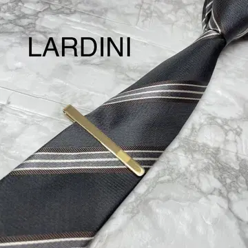 LARDINI 란디니 넥타이 스트라이프 덤 넥타이핀 수트