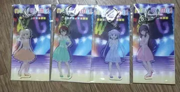 NEWGAME! 아크릴 키링 윤 하야미 아오바 히후미 세트