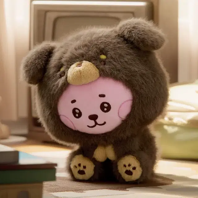 (정품)BTS-BT21 COOKY BABY 모어 플러피 강아지 인형(쿠키