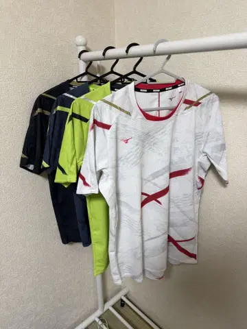 미즈노 Mizuno T셔츠 드라이 에어로플로우 4세트 L M
