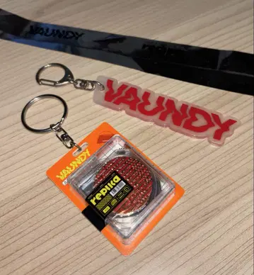 VAUNDY replica 키링 은색 테이프 세트