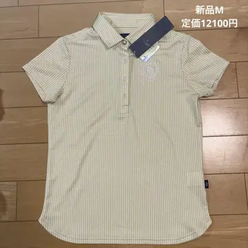 새상품 캘러웨이 반팔 피케 셔츠 M 크림색 여성용