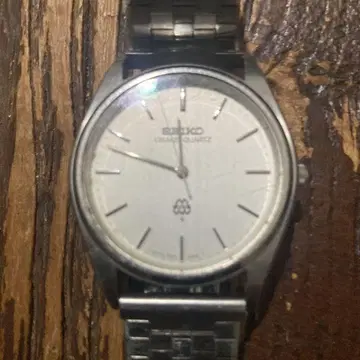 SEIKO 그랜드 쿼츠 손목시계 레트로 앤티크 작동 미확인