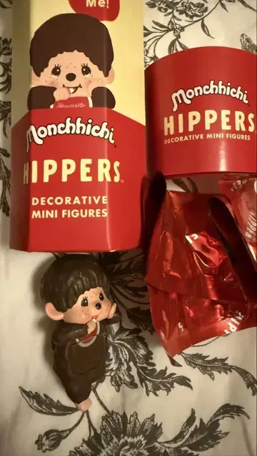 Monchhichi HIPPERS 데코레이션 미니 피규어