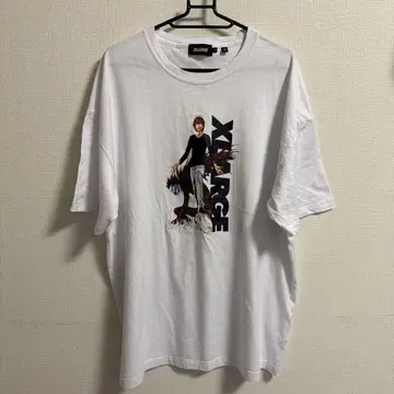 XLARGE 화이트 T셔츠 데스노트 야가미 라이토