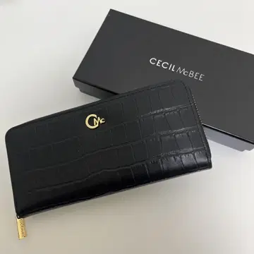 CROCODILE EMBOSS 라운드 지갑