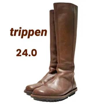 [ 레어 ] trippen 롱 부츠 Tower 타워 백 지퍼