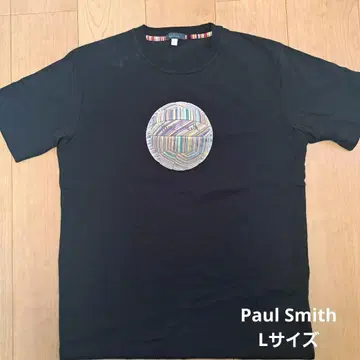 폴스미스의 폴 스미스 반팔 티셔츠 블랙 축구공 L